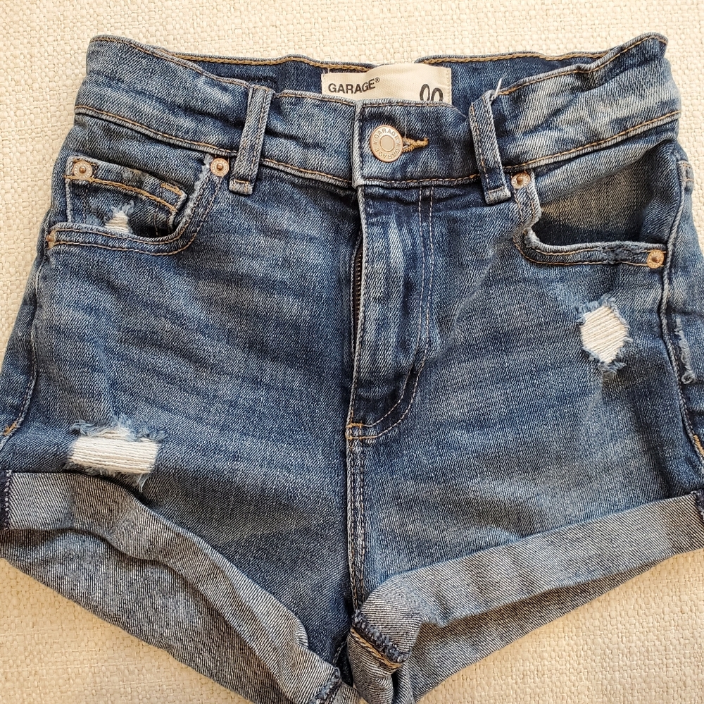 Garage denim short